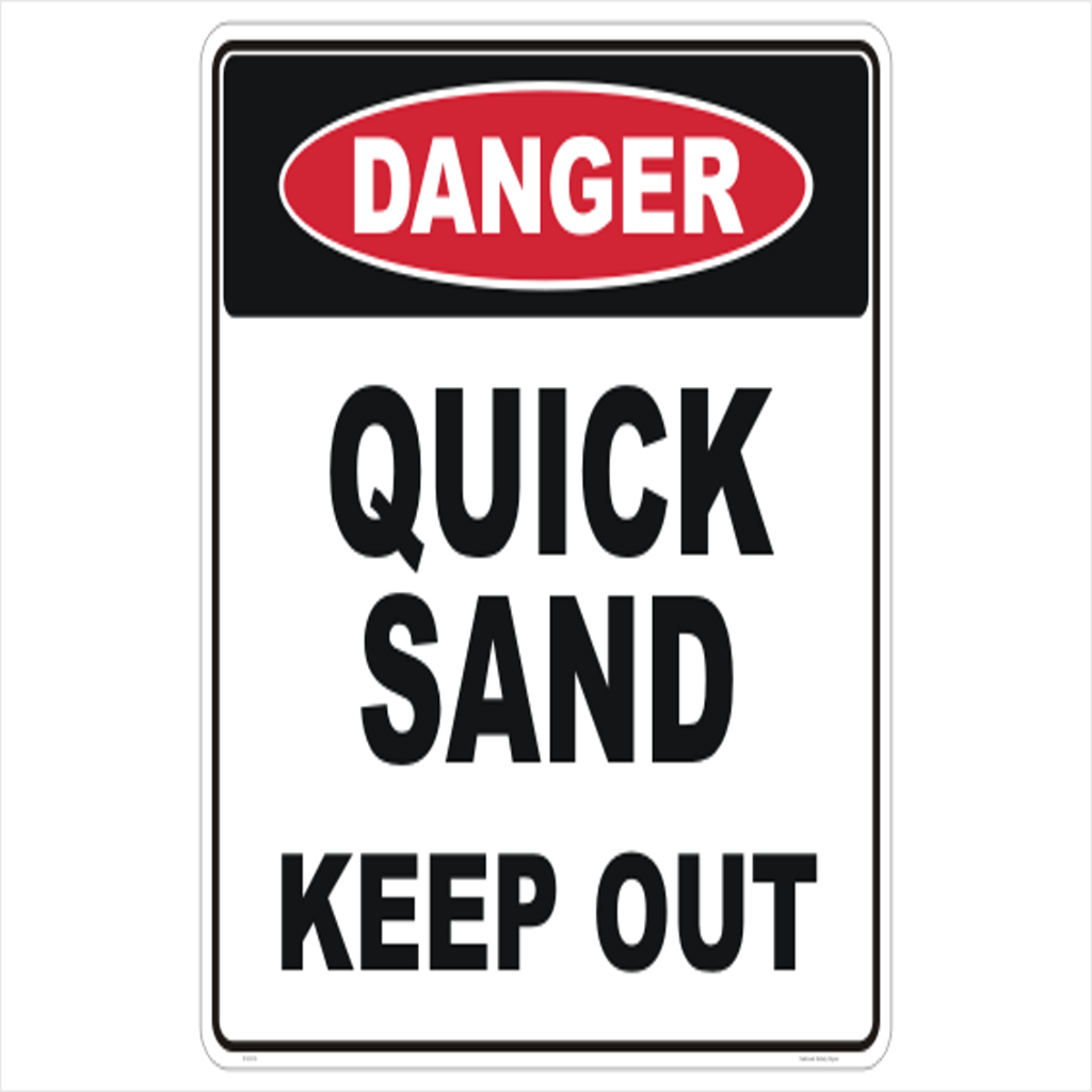 Danger!  Quick Sand!  Keep Out!  You may freely copy and post this sign around what use to be Lake Archusa for as long as it remains a mud pot and death trap.  Hopefully this will save a life, maybe your own.