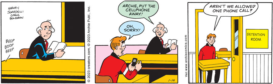Archie for Jan 14, 2023