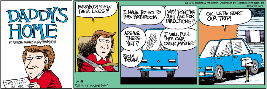 Daddy's Home for Jan 15, 2023