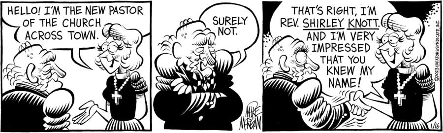 For Heaven's Sake for Jan 16, 2023