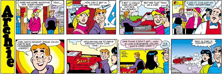 Archie for Jan 21, 2024