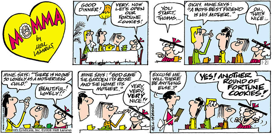 Momma for Jan 21, 2024