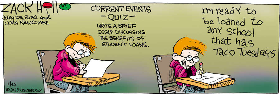 Zack Hill for Jan 22, 2023