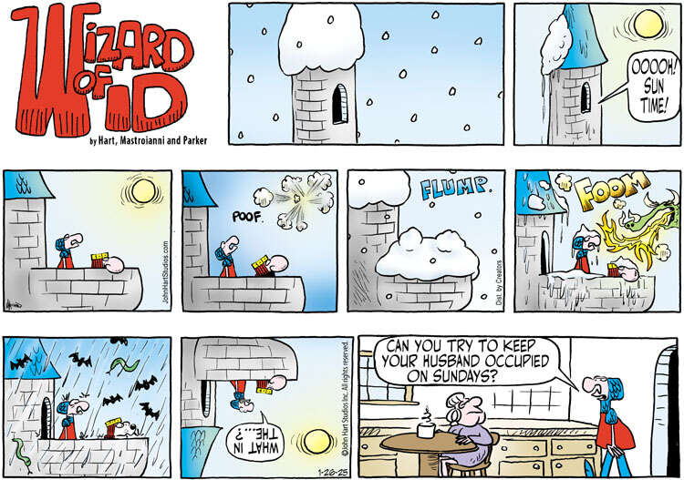 Wizard of Id for Jan 26, 2025