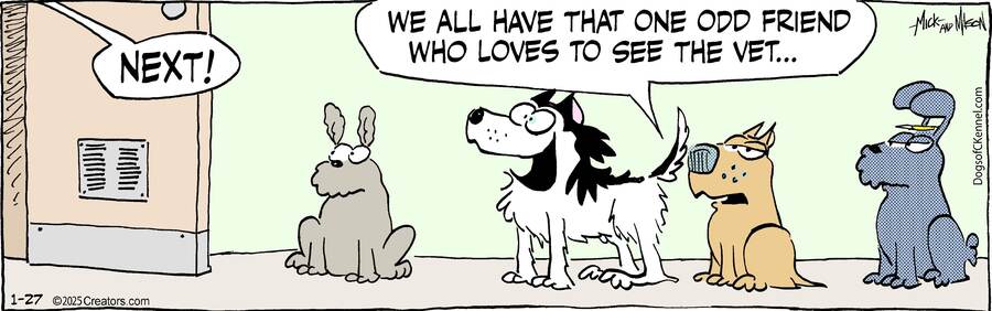 Dogs of C-Kennel for Jan 27, 2025