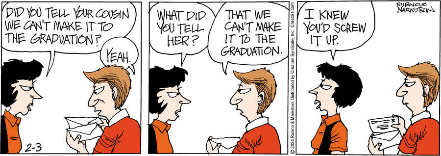 Daddy's Home for Feb 03, 2024