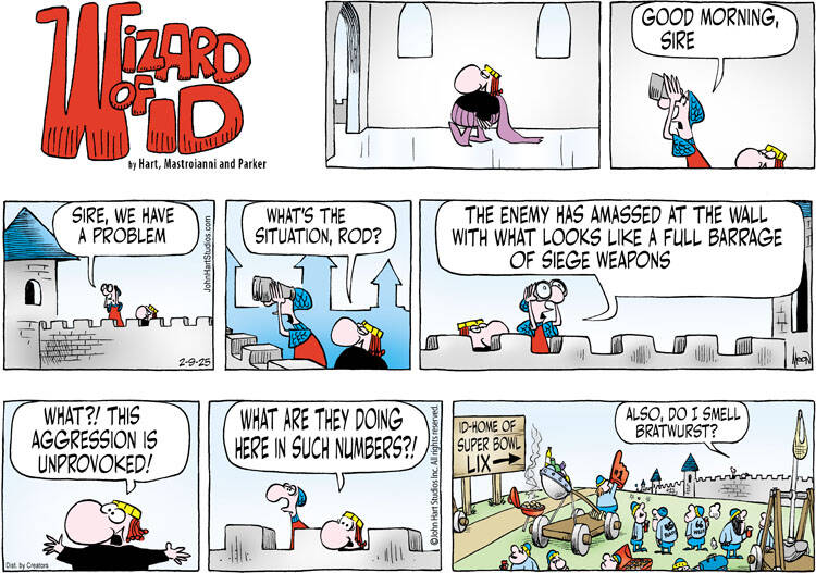 Wizard of Id for Feb 09, 2025