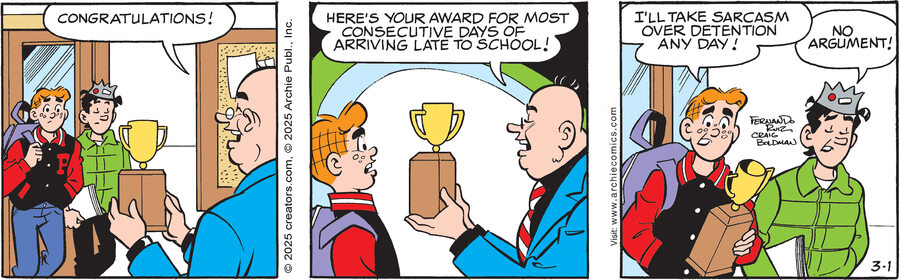 Archie for Mar 01, 2025