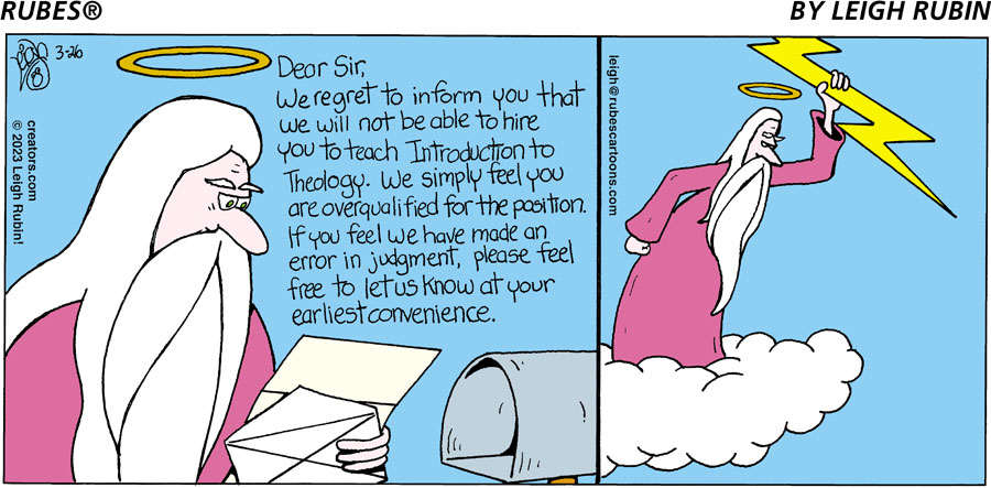 Rubes® for Mar 26, 2023