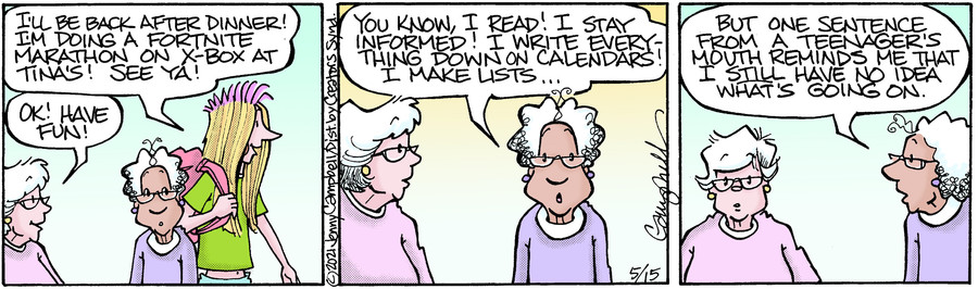 Flo & Friends for May 15, 2021