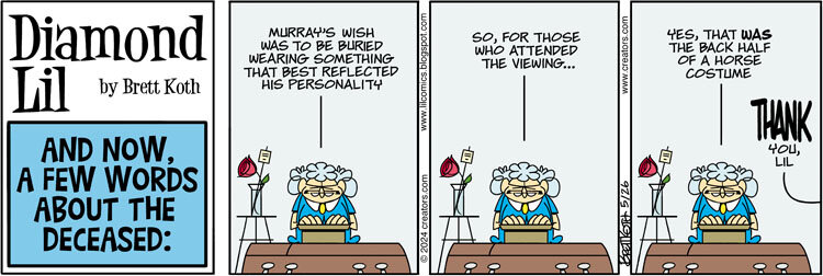 Diamond Lil for May 26, 2024