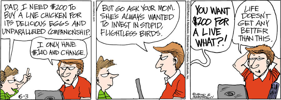 Daddy's Home for Jun 03, 2023