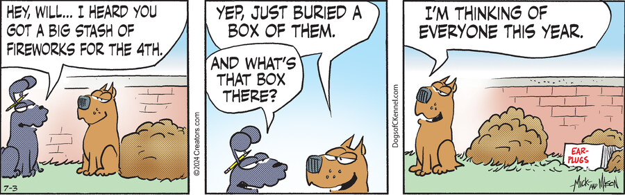 Dogs of C-Kennel for Jul 03, 2024