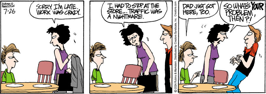 Daddy's Home for Jul 26, 2024