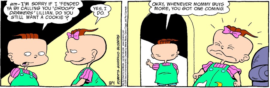 Rugrats for Aug 04, 2021