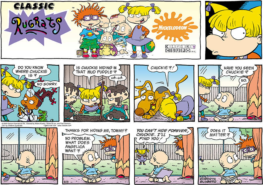 Rugrats for Aug 21, 2022