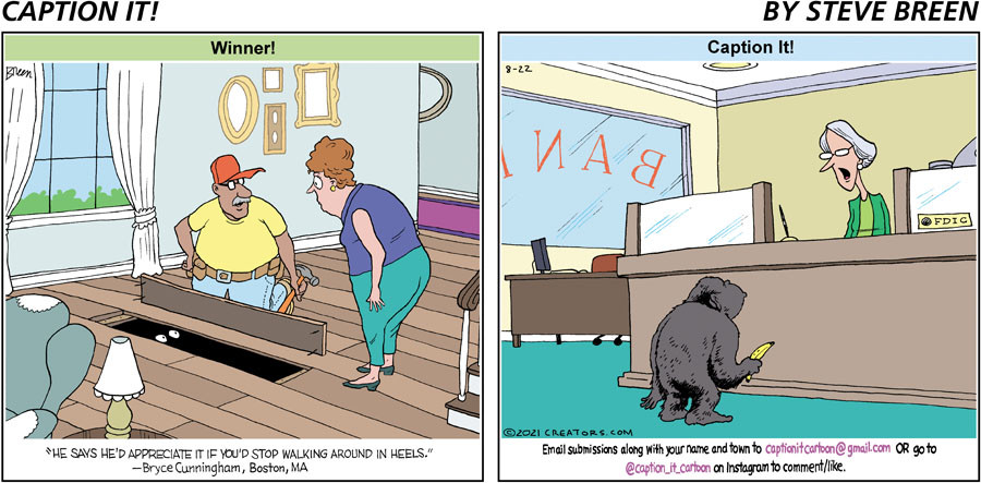 Caption It! for Aug 22, 2021