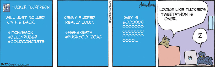 Dogs of C-Kennel for Aug 27, 2021