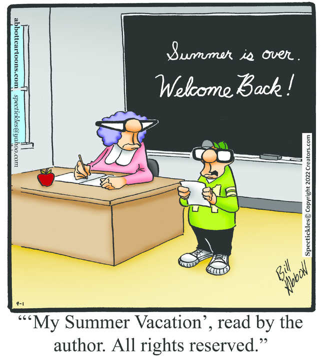 Spectickles for Sep 01, 2022