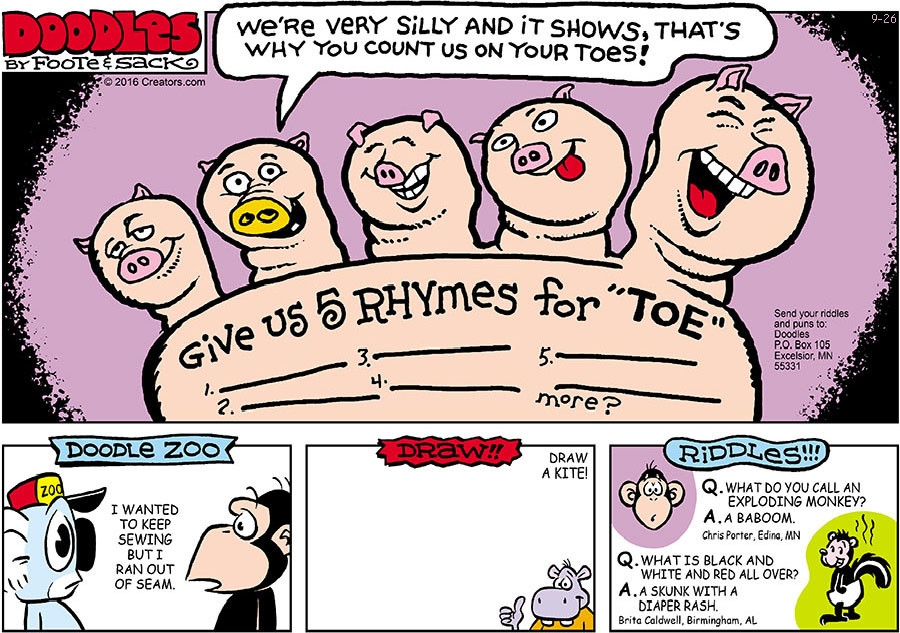 Doodles for Sep 26, 2021