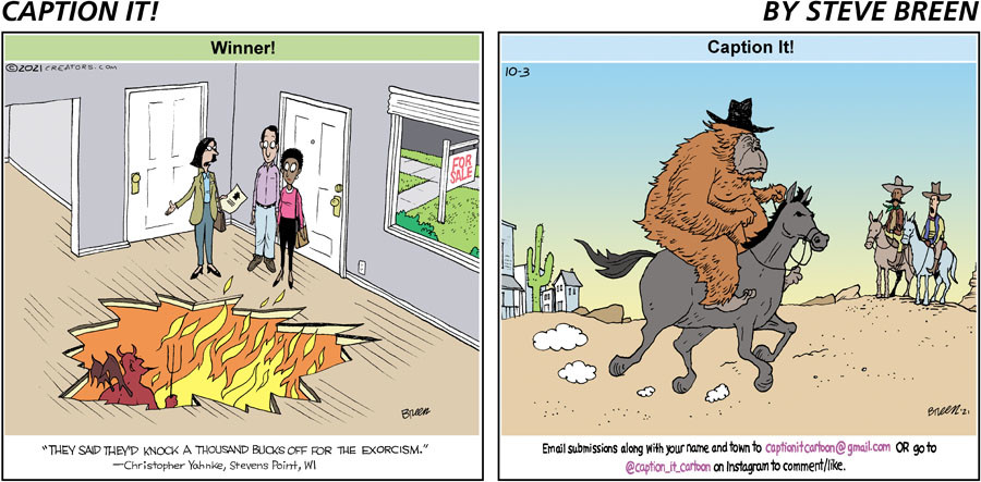 Caption It! for Oct 03, 2021