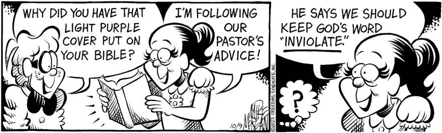 For Heaven's Sake for Oct 09, 2023