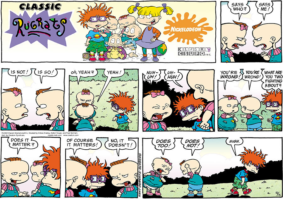 Rugrats for Oct 15, 2023