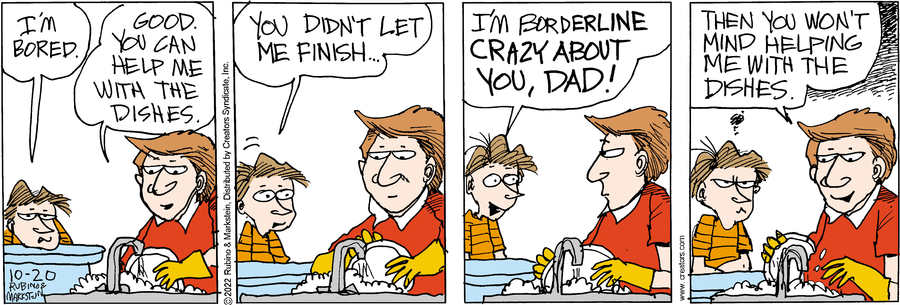 Daddy's Home for Oct 20, 2022