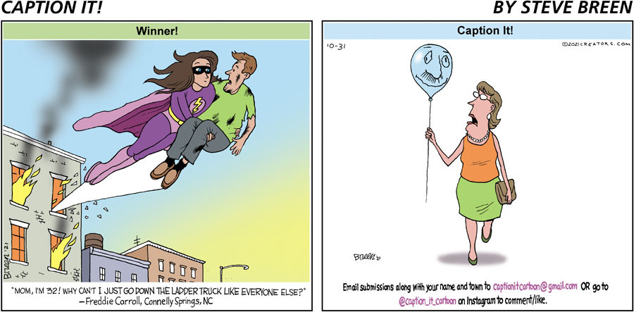 Caption It! for Oct 31, 2021