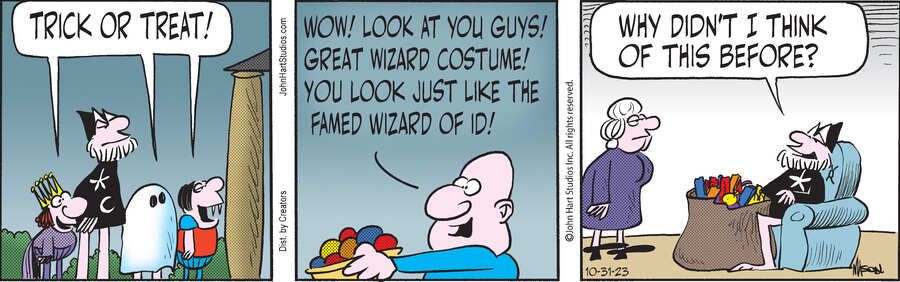 Wizard of Id for Oct 31, 2023
