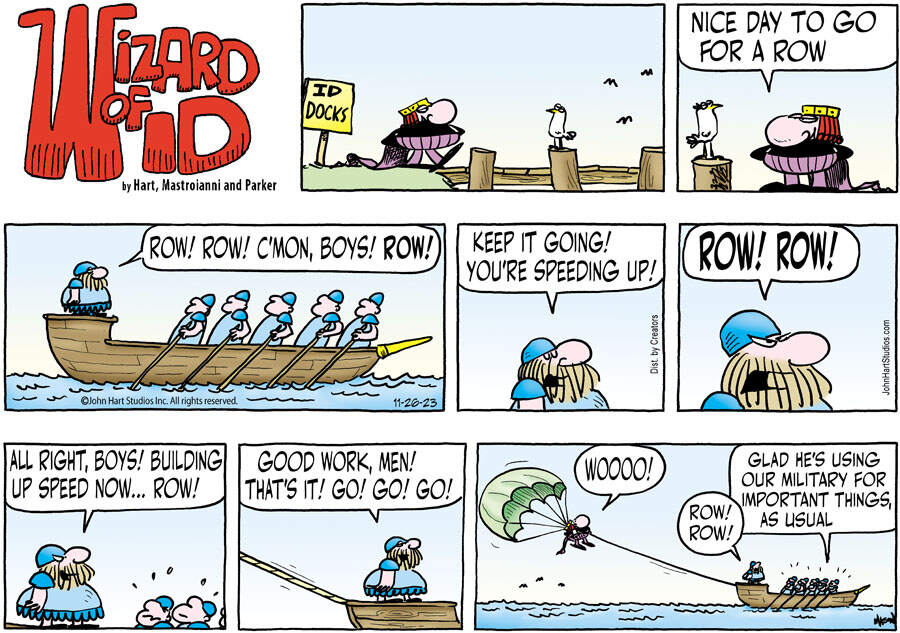 Wizard of Id for Nov 26, 2023