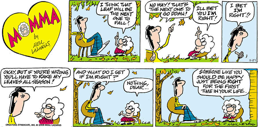 Momma for Nov 27, 2022