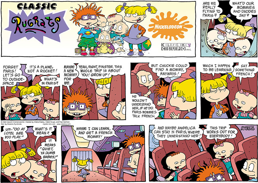 Rugrats for Nov 28, 2021