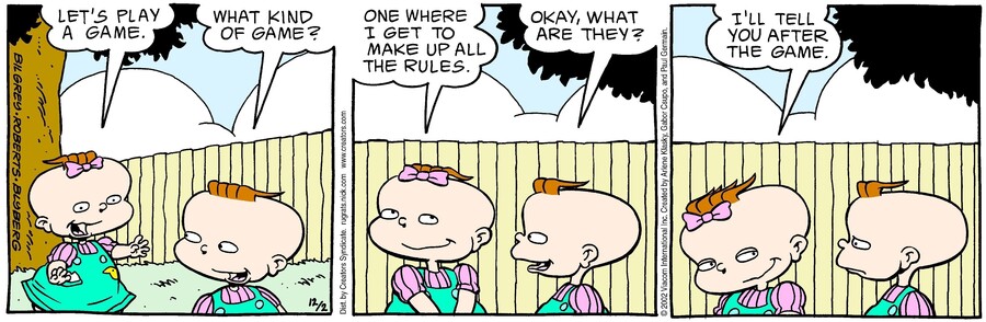 Rugrats for Dec 02, 2024