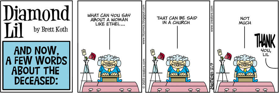 Diamond Lil for Dec 03, 2023