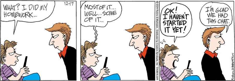 Daddy's Home for Dec 17, 2024