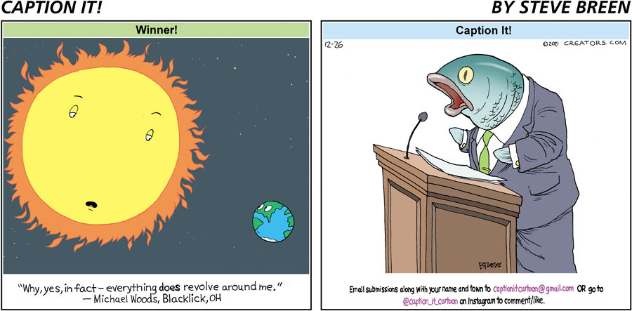 Caption It! for Dec 26, 2021