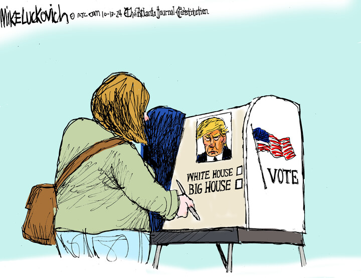 Mike Luckovich for Oct 13, 2024