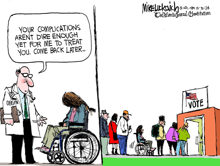 Mike Luckovich for Oct 30, 2024