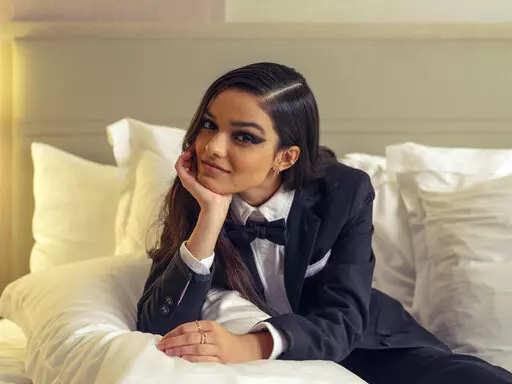 Rachel Zegler poses for a portrait on Sunday, Nov. 28 2021, in New York. Zegler was named one of eight breakthrough entertainers of the year. (Photo by Drew Gurian/Invision/AP)