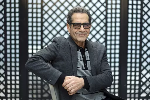 Actor Tony Shalhoub poses for a portrait to promote the Peacock film "Mr. Monk's Last Case: A Monk Movie," Tuesday, Dec. 12, 2023, in West Hollywood, Calif. (AP Photo/Chris Pizzello)