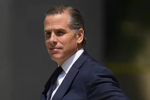 President Joe Biden's son Hunter Biden leaves after a court appearance, July 26, 2023, in Wilmington, Del. Hunter Biden has filed a lawsuit against the Internal Revenue Service, arguing that two agents violated his right to privacy when they publicly aired his tax information as they pressed claims that a federal investigation into him had been improperly handled. The lawsuit filed Monday says that his personal tax details shared during congressional hearings and interviews was not allowed by wh