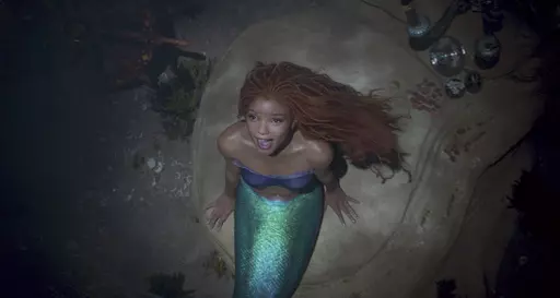 This image released by Disney shows Halle Bailey as Ariel in "The Little Mermaid." (Disney via AP)