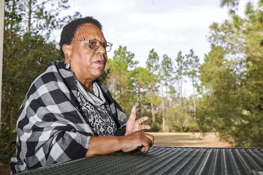 Marcella Washington, a plaintiff in a local gerrymandering case, speaks in Jacksonville, Fla., Jan. 18, 2023. A protracted legal fight over how city council districts were drawn in Jacksonville, Florida, reflects an aspect of redistricting that often remains in the shadows. Political map-drawing for congressional and state legislative seats captures wide attention after new census numbers are released every 10 years. No less fierce are the battles over the way voting lines are drawn in local gov