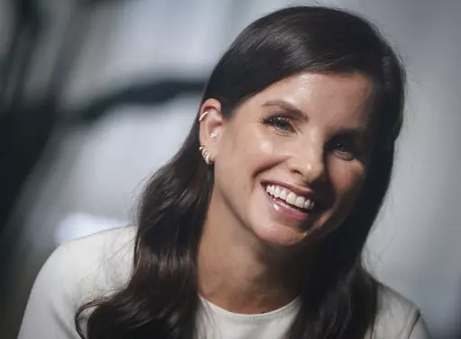 Revlon CEO Debra Perelman, the company's first woman CEO in its 89-year-old history, discuss her role during an interview, Wednesday Aug. 18, 2021, in New York.   Revlon, the 90-year-old multinational beauty company, has filed for Chapter 11 bankruptcy protection, Thursday, June 16, 2022, weighed down by debt load, disruptions to its supply chain network and surging costs.  (AP Photo/Bebeto Matthews, File)