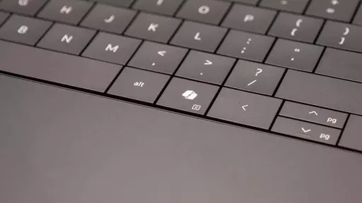 Microsoft's new Copilot key is seen on a Dell computer, next to the alt key, in this undated photo provided by AxiCom. Starting this month, some new personal computers that run Microsoft's Windows 11 operating system will have the special 'Copilot key' that launches the software giant's AI chatbot. (AxiCom on behalf of Dell Technologies via AP)
