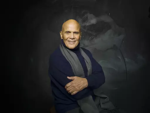 Actor, singer and activist Harry Belafonte from the documentary film "Sing Your Song," poses for a portrait during the Sundance Film Festival in Park City, Utah on Jan. 21, 2011. Belafonte died Tuesday of congestive heart failure at his New York home. He was 96. (AP Photo/Victoria Will, file)