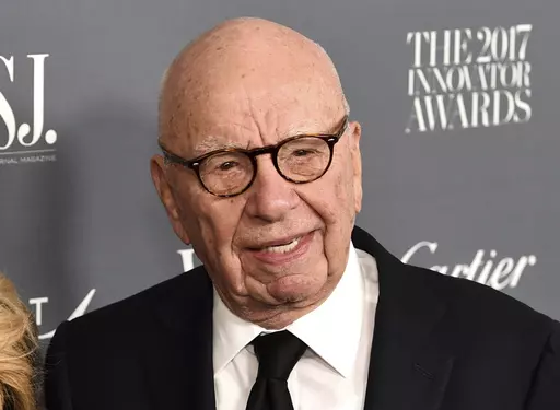 Rupert Murdoch attends the WSJ. Magazine 2017 Innovator Awards at The Museum of Modern Art in New York on Nov. 1, 2017. The media magnate is stepping down as chairman of News Corp. and Fox Corp., the companies that he built into forces over the last 50 years. He will become chairman emeritus of both corporations, the company announced on Thursday. His son, Lachlan, will control both companies. (Photo by Evan Agostini/Invision/AP, File)