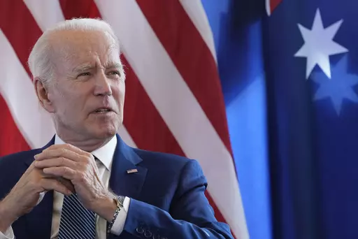 President Joe Biden answers questions on the U.S. debt limits ahead of a bilateral meeting with Australia's Prime Minister Anthony Albanese on the sidelines of the G7 Summit in Hiroshima, Japan, Saturday, May 20, 2023. As he embarks on his reelection campaign, just 33% of American adults say they approve of President Joe Biden's handling of the economy and only 24% say national economic conditions are in good shape, according to a new poll from The Associated Press-NORC Center for Public Affairs