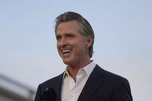 California Gov. Gavin Newsom speaks during a Clean California event in San Francisco, Thursday, Nov. 9, 2023. California becomes one of the first states to provide free health care to all low-income adults regardless of their immigration status starting Monday. (AP Photo/Jeff Chiu, File)